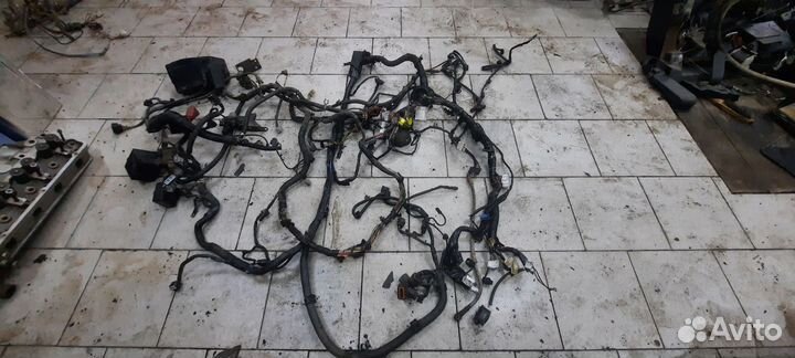 Проводка моторного отсека pajero 3 рест