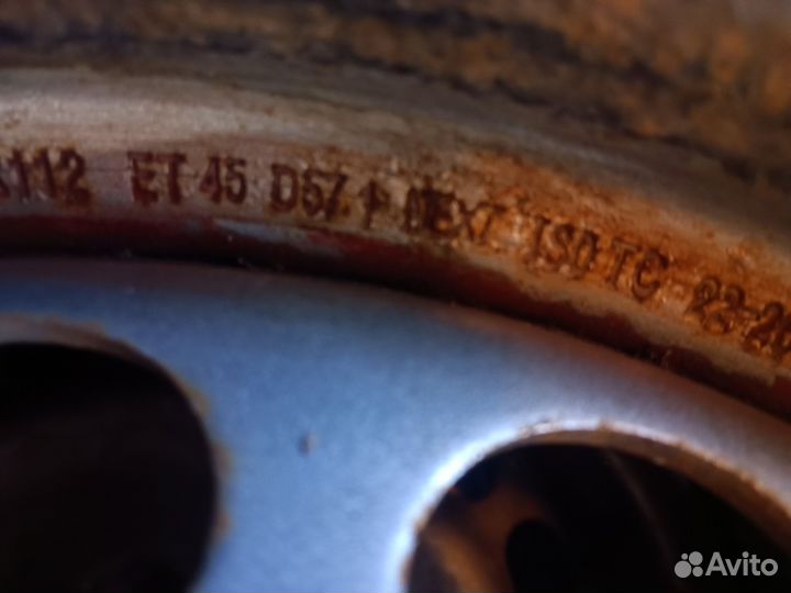 Стальные диски r 16 5 112 vag