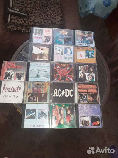 Музыкальные cd диски тяжёлый рок