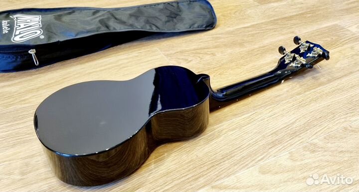 Укулеле с чехлом Mahalo цвет - черный