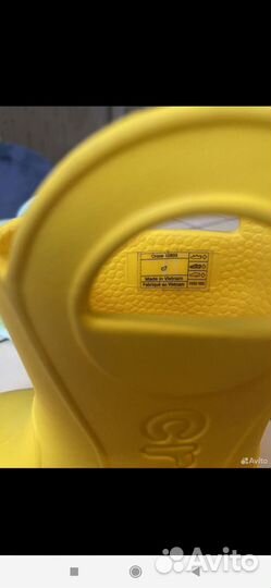Сапожки детские Crocs, размер производителя С7