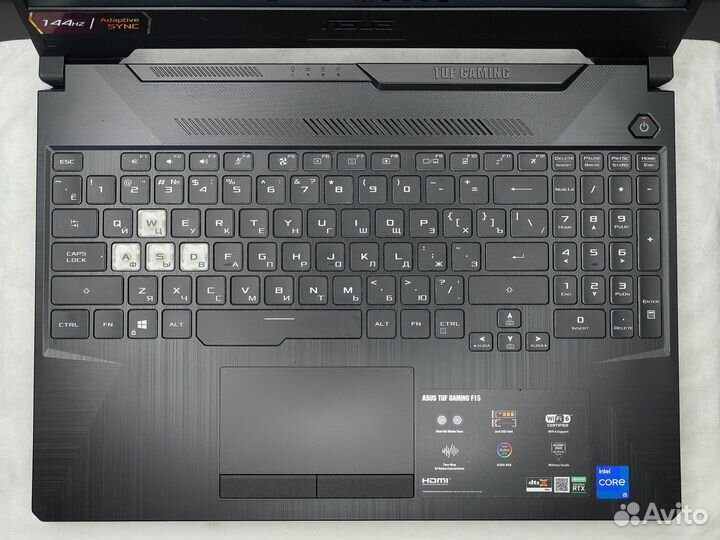 Ноутбук Asus Gaming TUF F15 RTX 3050 / i5-11400H