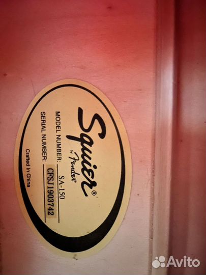 Гитара акустическая squier by fender