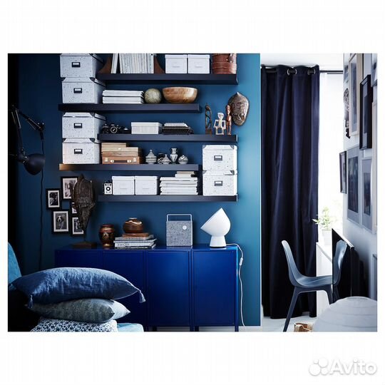 Lack Полка навесная 401.036.33 (110x26 см.) Чёрно