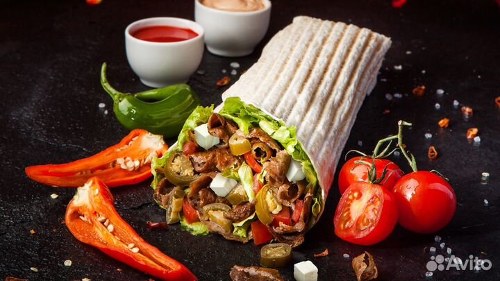 Шаурма, фастфуд с огромным трафиком, чистыми 300к