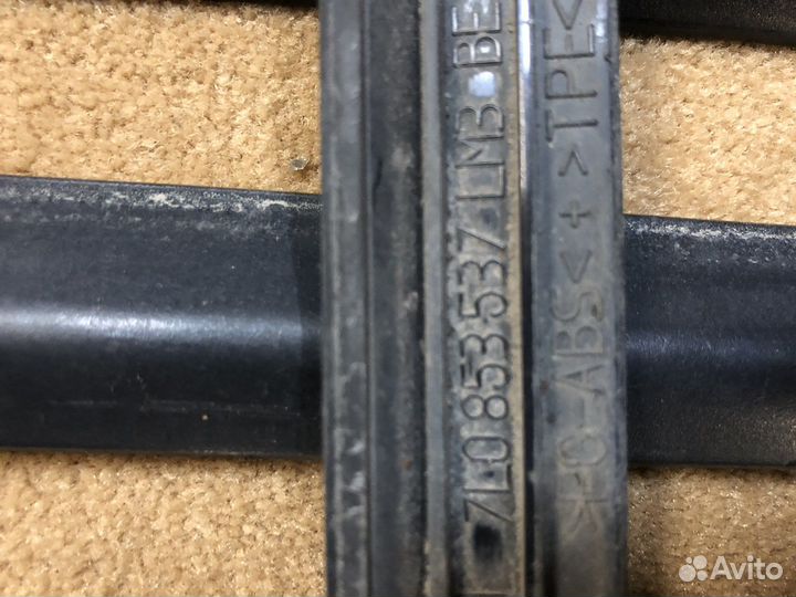 Молдинги порогов porsche