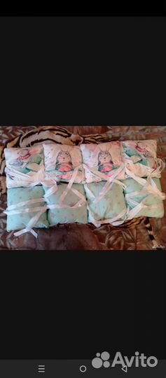 Бортики в детскую кроватку бу