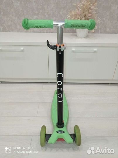 Самокат детский трехколесный бу