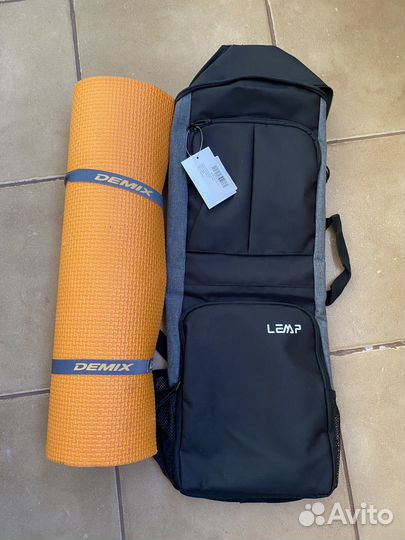 Сумка спортивная новая для фитнеса коврика йоги