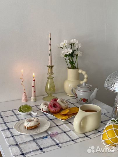 Соевые свечи с росписью