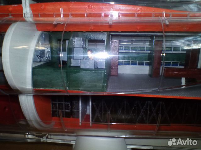 Подводная лодка с внутренним интерьером объявление продам