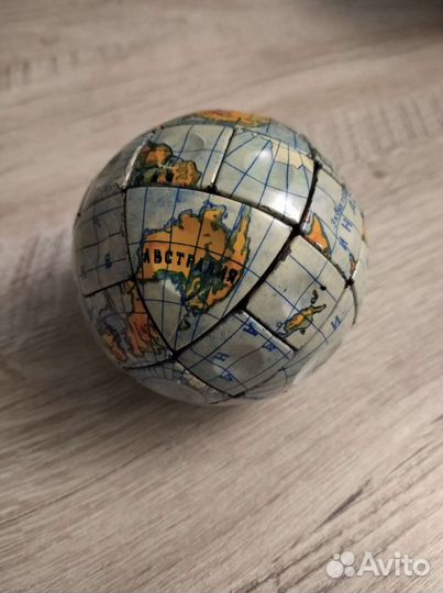 Редкая головоломка СССР (глобус рубика)