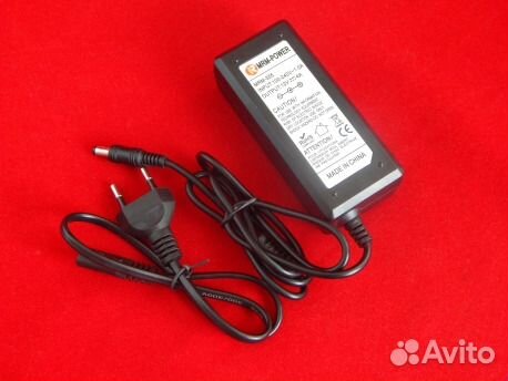 Мощный блок питания 12V 4А для монитора, TV и др