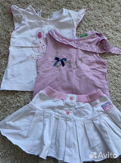 Пакет вещей для девочки 74-92