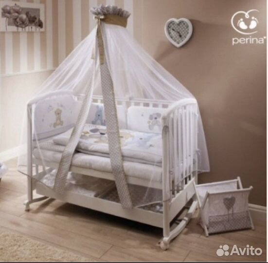 Комплект в кроватку Perina три друга