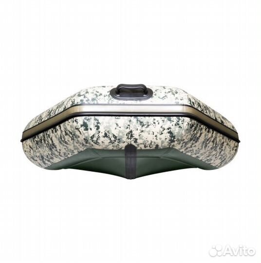 Лодка пвх Аква 2900 Слань-книжка киль камуфляж ком