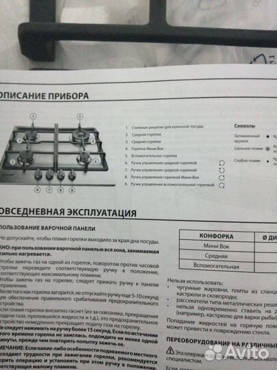 Газовая варочная поверхность