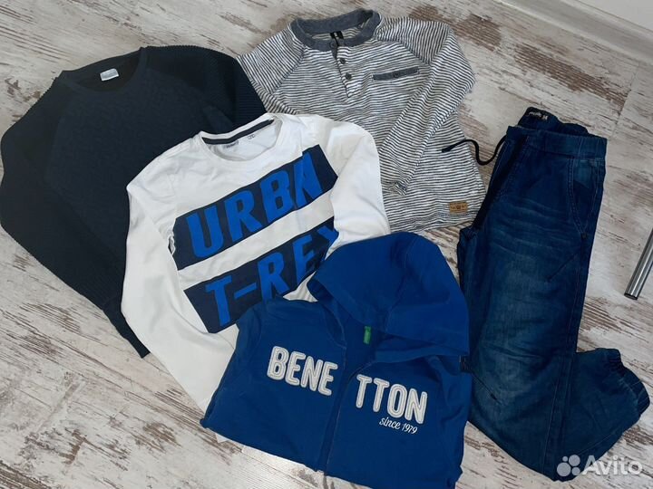 Пакет одежды на мальчика 128 134