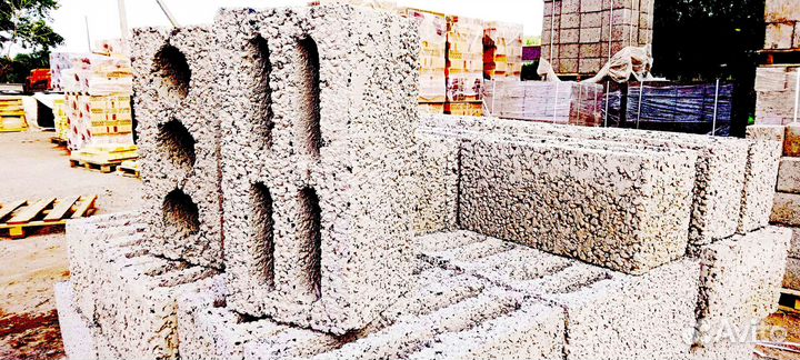 Керамзитные, бетонные блоки gost- К888