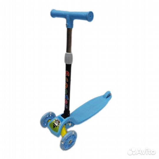Самокат 3-х колесный складной без коробки