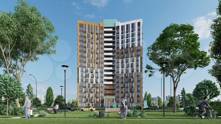 2-к. квартира, 64,7 м², 11/16 эт.