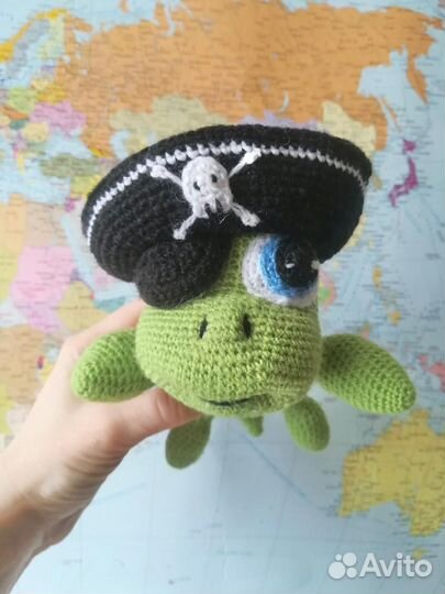 Вязаная игрушка Черепаха