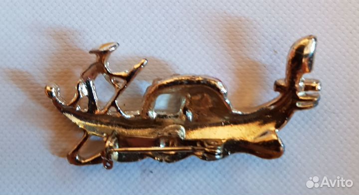 Винтажная брошь америка