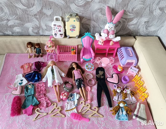 Игрушки пакетом, Барби новая, киндеры, мягкие