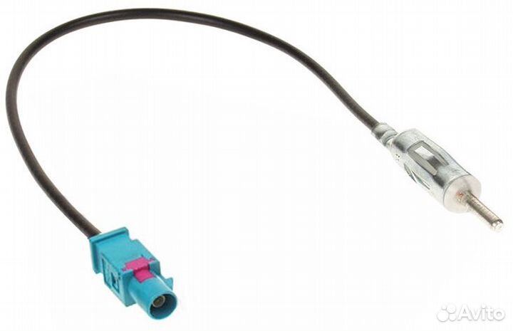 ISO антен переходник VW прямой длинный