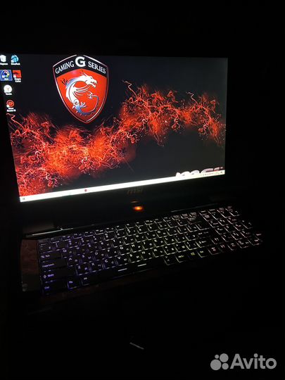 Игровой ноутбук MSI i7/16gb/ssd