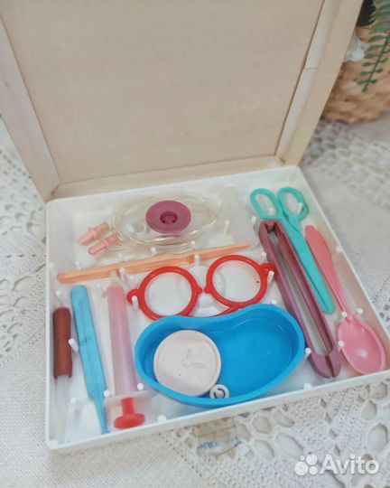 Игрушка СССР - набор доктора