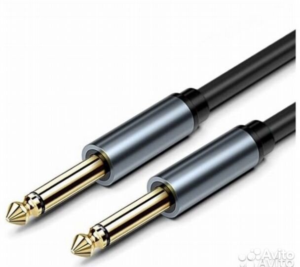Кабель аудио 6.3 (6.5) Mono Jack - 6.3 (6.5)