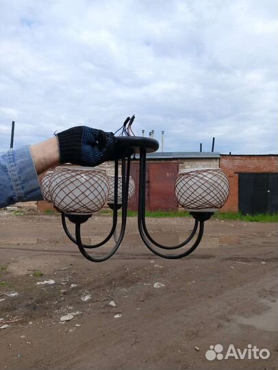 Люстра потолочная бу