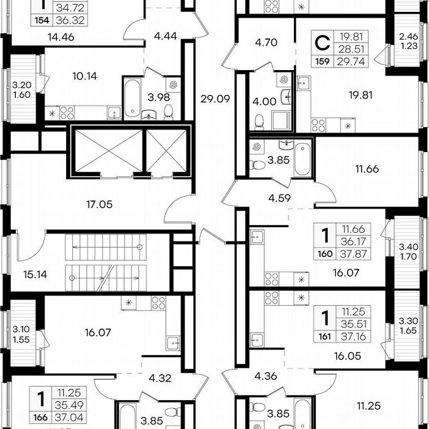 Квартира-студия, 29,7 м², 13/15 эт.