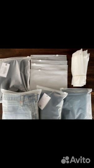 Пакеты с бегунком для хранения