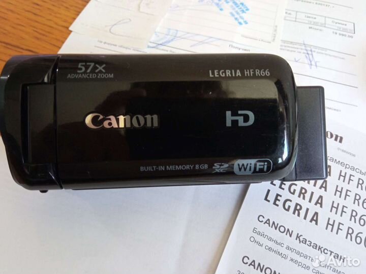 Видеокамера Canon Legria hf r66