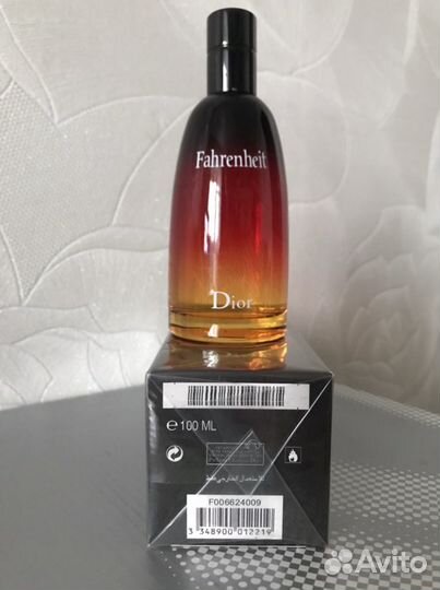 Dior мужская Fahrenheit Eau DE Toilette 100 мл