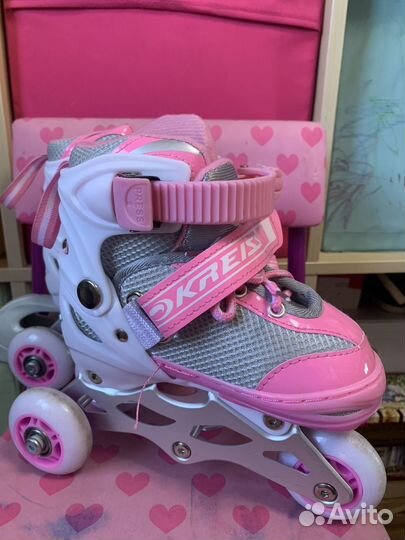 Роликовые коньки детские раздвижные 26-29