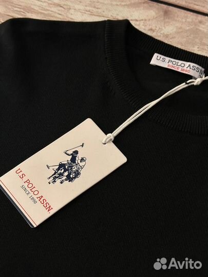 Свитер Us Polo Assn черный