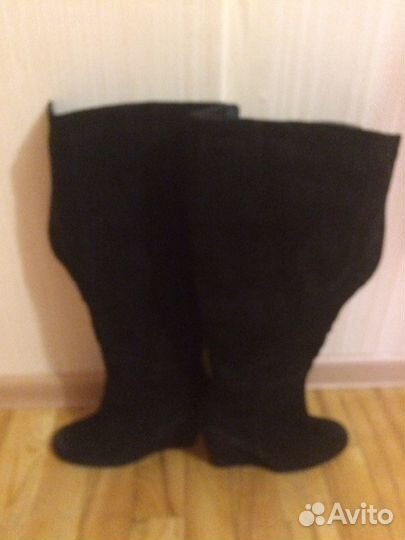 Сапоги зимние, натуральная кожа, натуральный мех