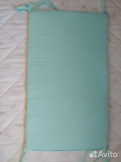 Детская кроватка из дерева + матрас и бортики