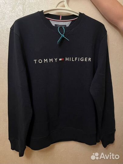 Оригинал Tommy hilfiger свитшот с poizon