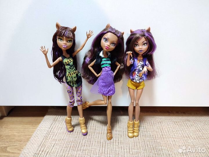 Куклы Монстер Хай оборотни и франкенштейны