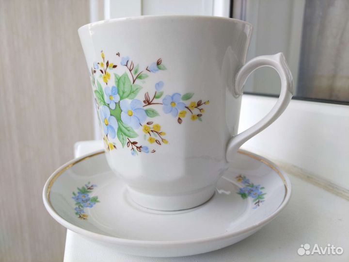 Чайная пара с бокалом