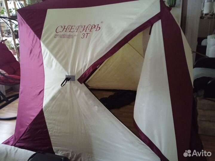 Палатка зимняя снегирь 3Т
