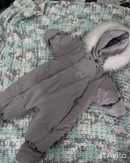 Комбинезон трансформер зимний 62 см