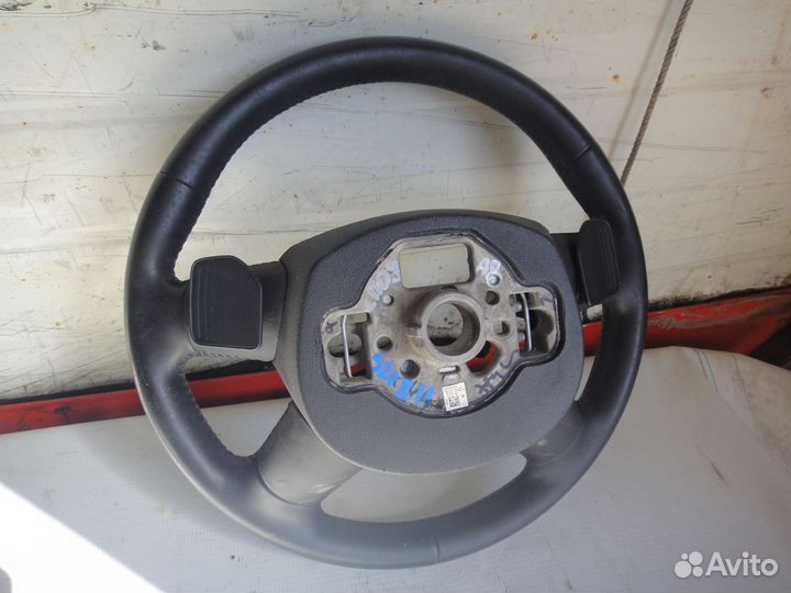 Руль с кнопками кожаный Audi A8 D4 4H 2011-2016