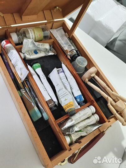 Мольберт настольный Malevich с красками