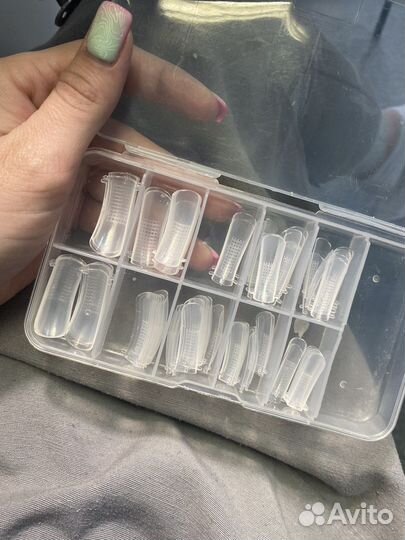 Гелевые типсы и верхние формы