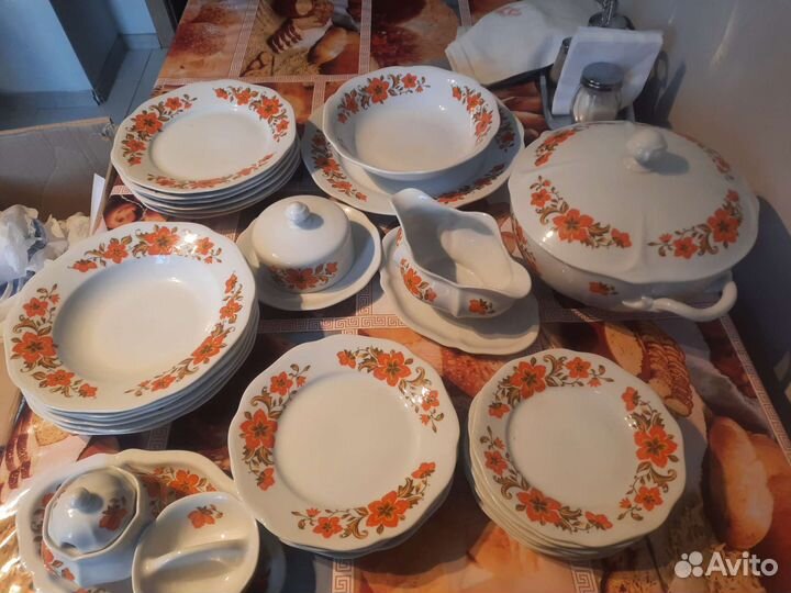 Столовый сервиз новый.Богемия
